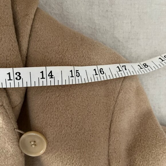 Hilary Radley Angora/Wool Blend Coat - Light Camel Colour - Size 6 / Medium - Picture 10 of 16